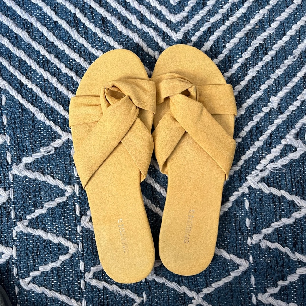 Women's Sandals - Yellow, US 6.5/ EU 37